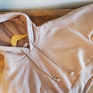 Cropped Pink Hoodie